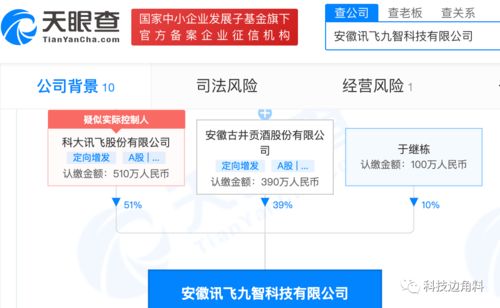 強強聯手 科大訊飛與古井貢酒共同成立安徽九智科技，進軍網絡與信息安全軟件開發